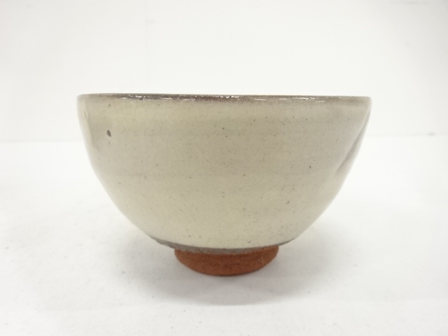  作家物　白釉　茶碗